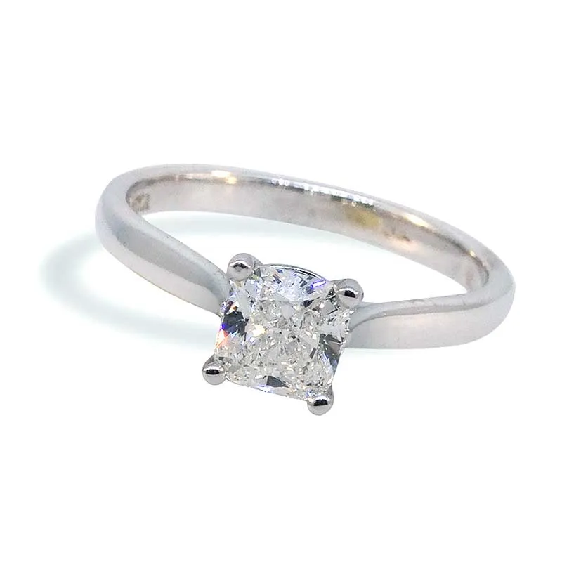 Cushion Cut Diamond Ring