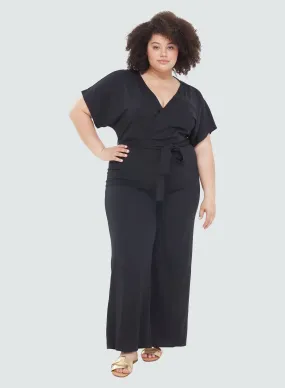 Dex Plus Size Wrap Style Jumpsuit- 2172858