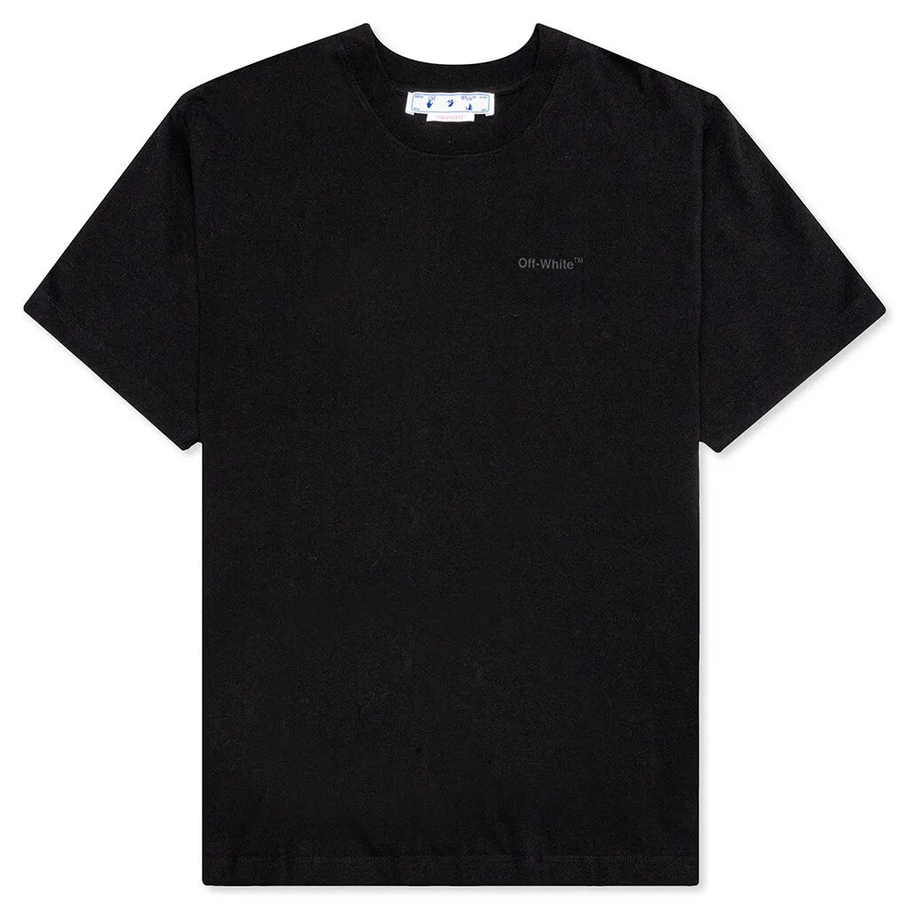 Diag Tab Slim S/S Tee - Black/Black