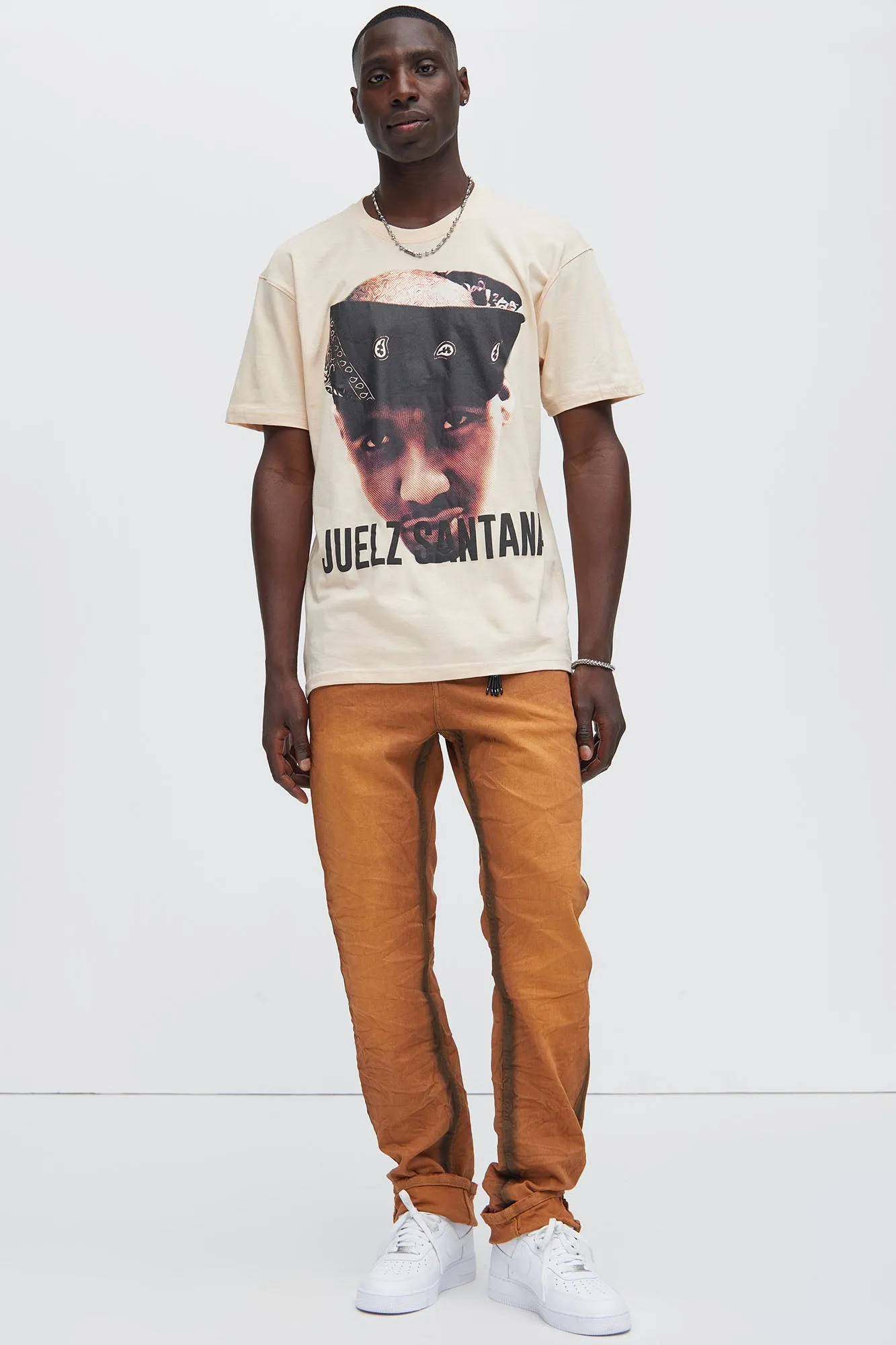 Dipset Santana Short Sleeve Tee - Khaki