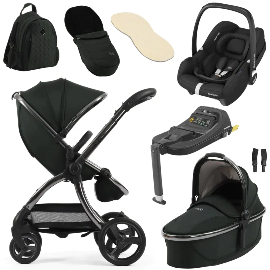 Egg 3 Luxury Cabriofix i-Size Travel System - Black Olive