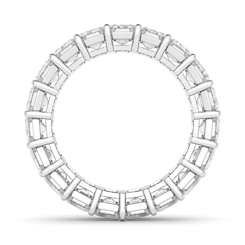 Emerald Cut Diamond Eternity Band