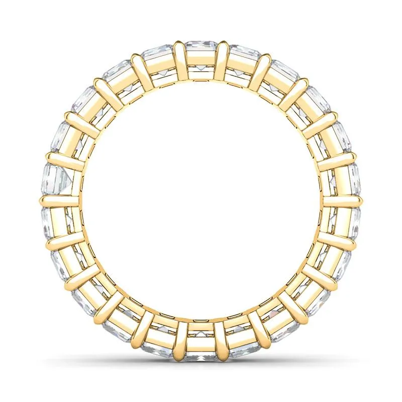 Emerald Cut Diamond Eternity Band