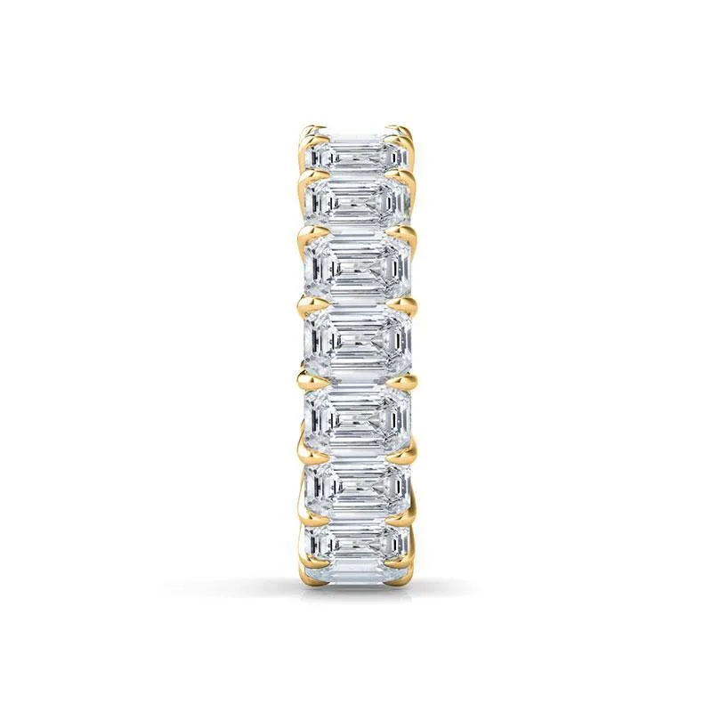 Emerald Cut Diamond Eternity Band