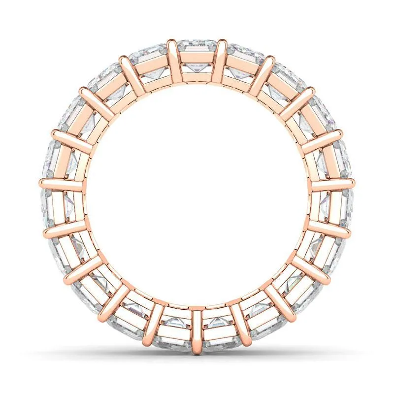 Emerald Cut Diamond Eternity Band