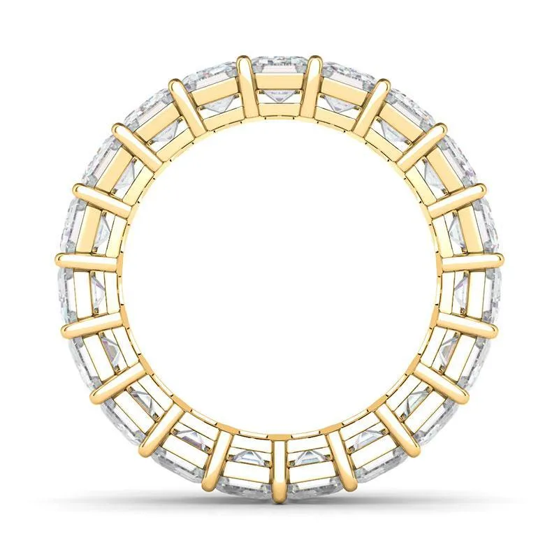 Emerald Cut Diamond Eternity Band