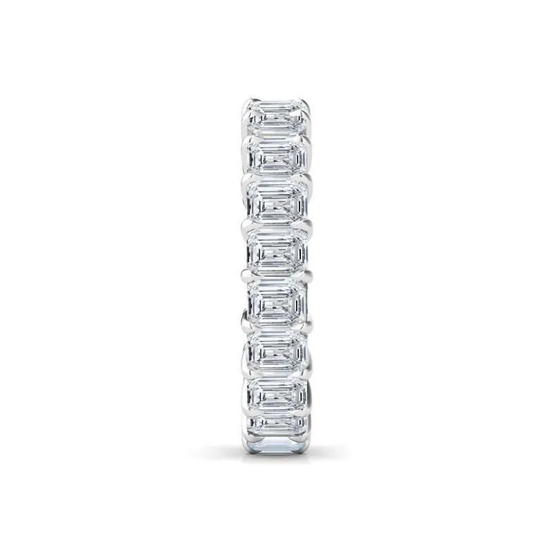 Emerald Cut Diamond Eternity Band