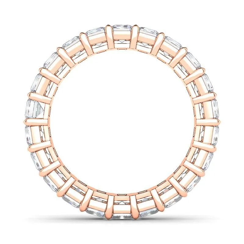 Emerald Cut Diamond Eternity Band