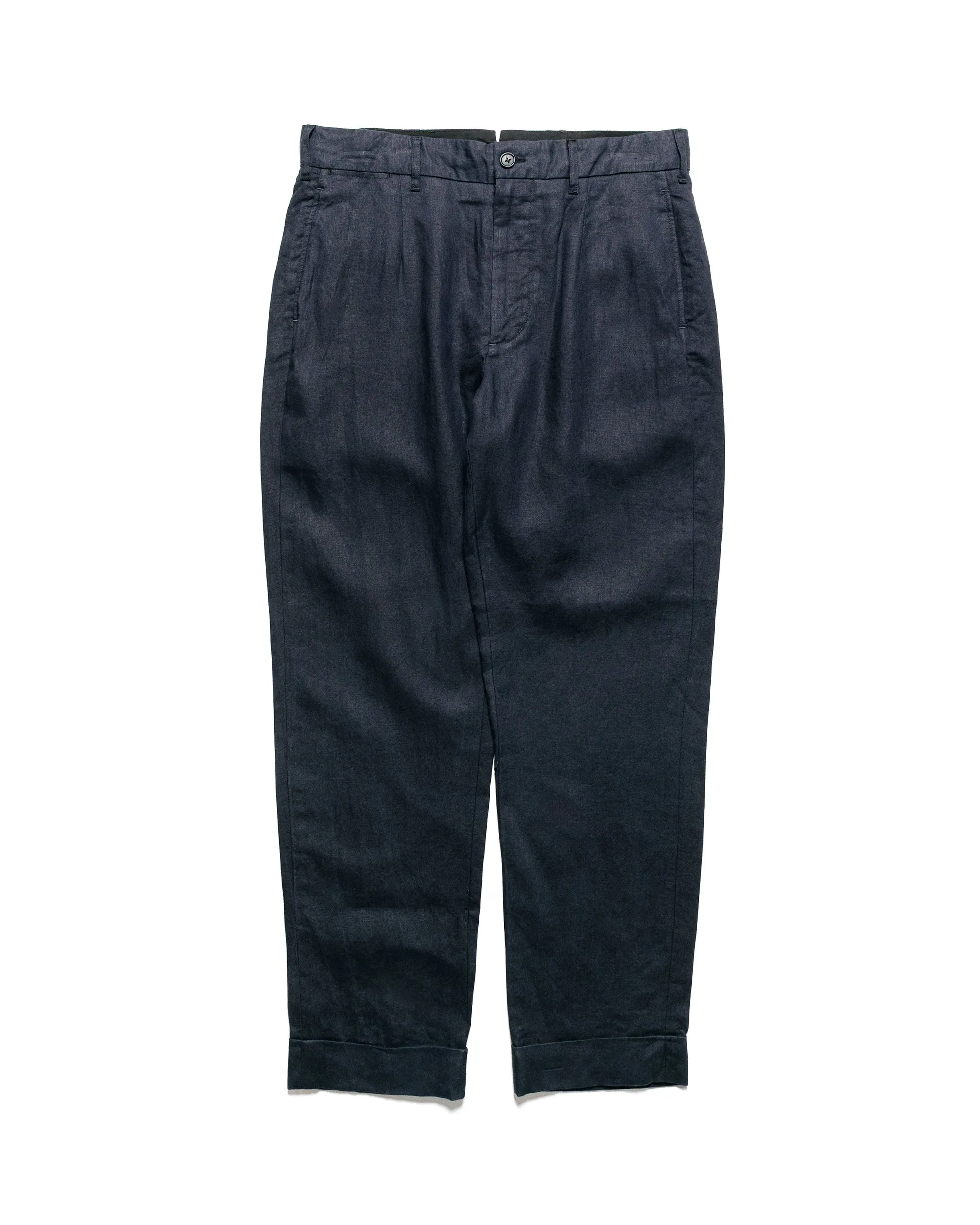 Engineered Garments Andover Pant Navy Linen Twill