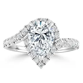 Evelyn - 18ct White Gold - Pear