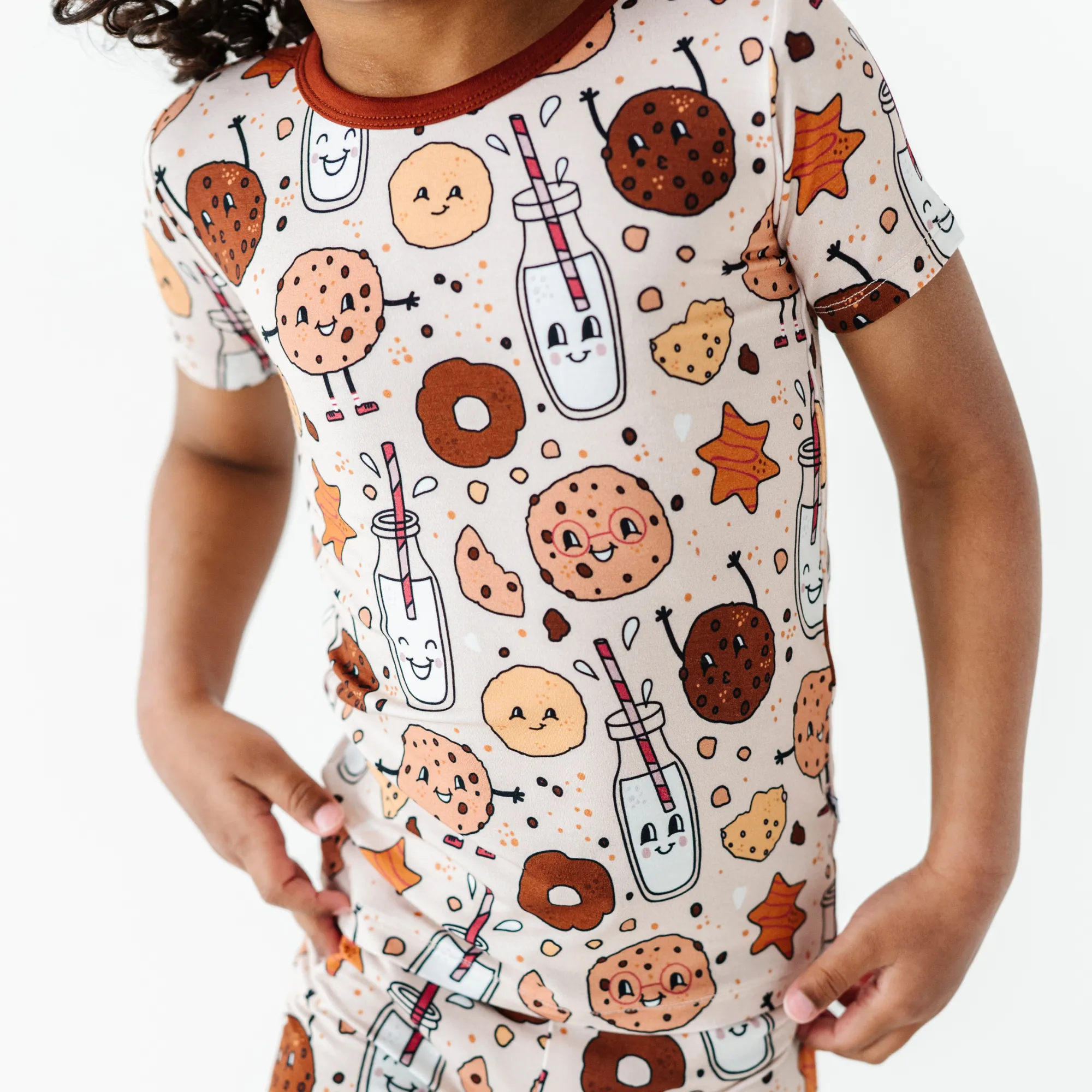 Everything I Dough, I Dough It For You Cookies Toddler/Big Kid Pajamas- Short Sleeve and Shorts