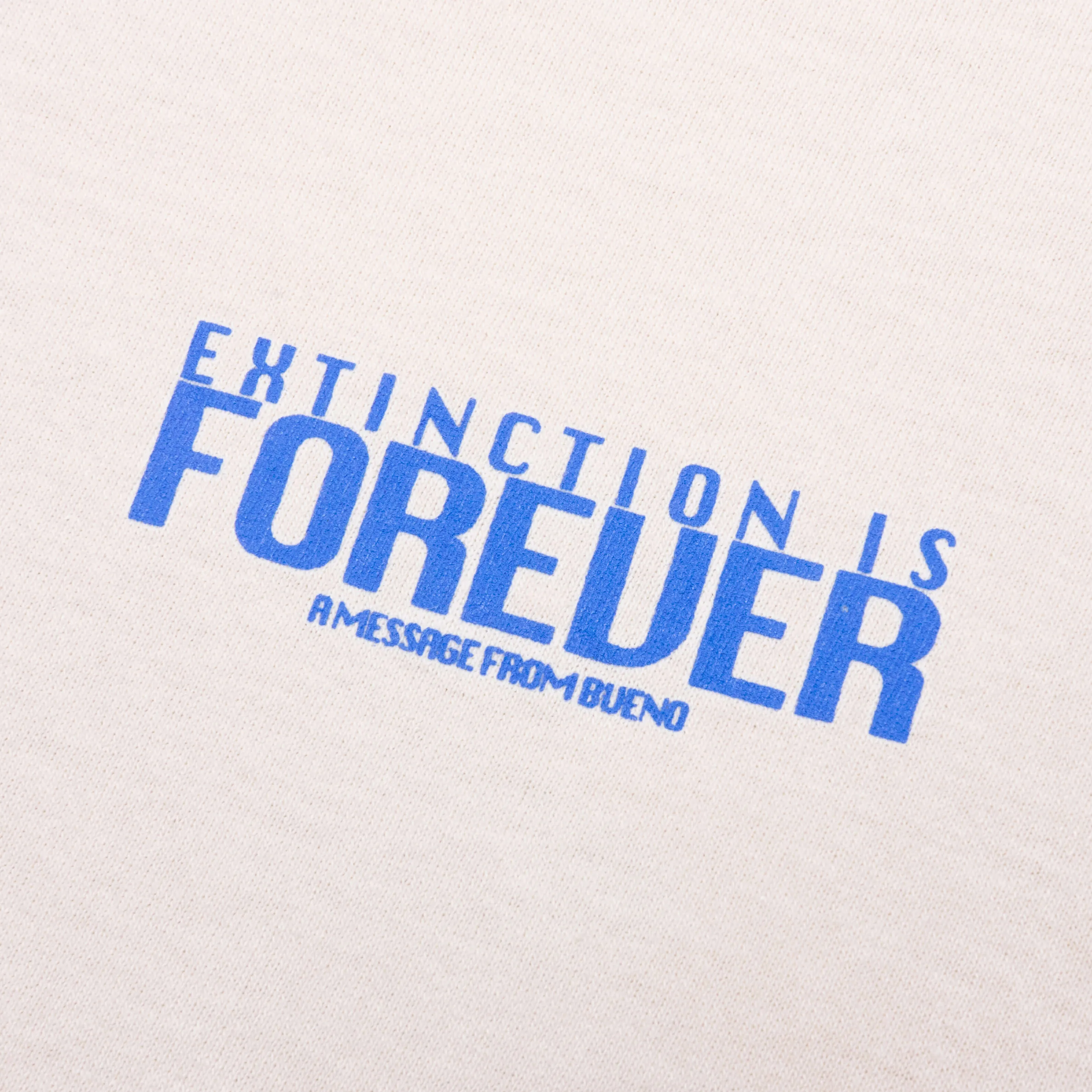 Extinction Is Forever Tee - Cream