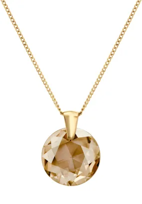 Facet Brilliant Pendant Necklace JS.0039