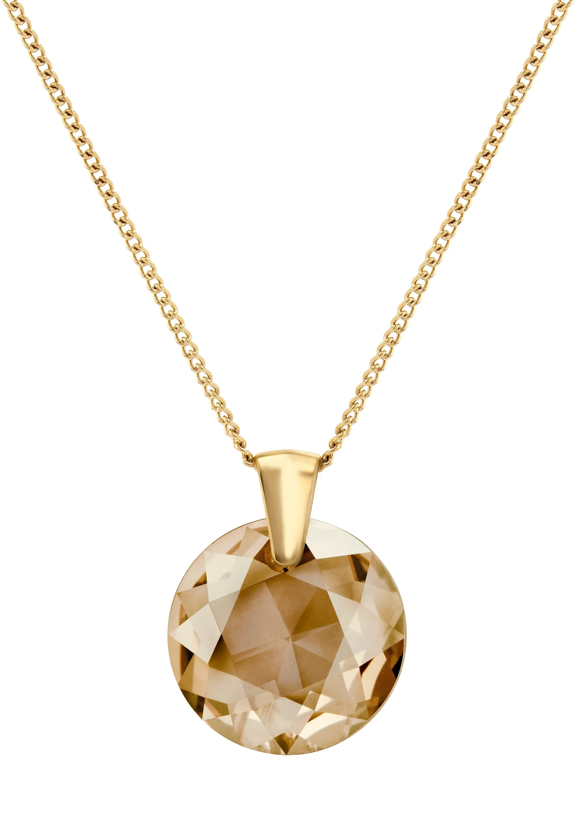 Facet Brilliant Pendant Necklace JS.0039