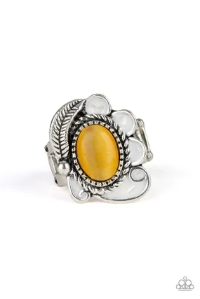 Fairytale Magic Yellow Moonstone Ring - Paparazzi Accessories