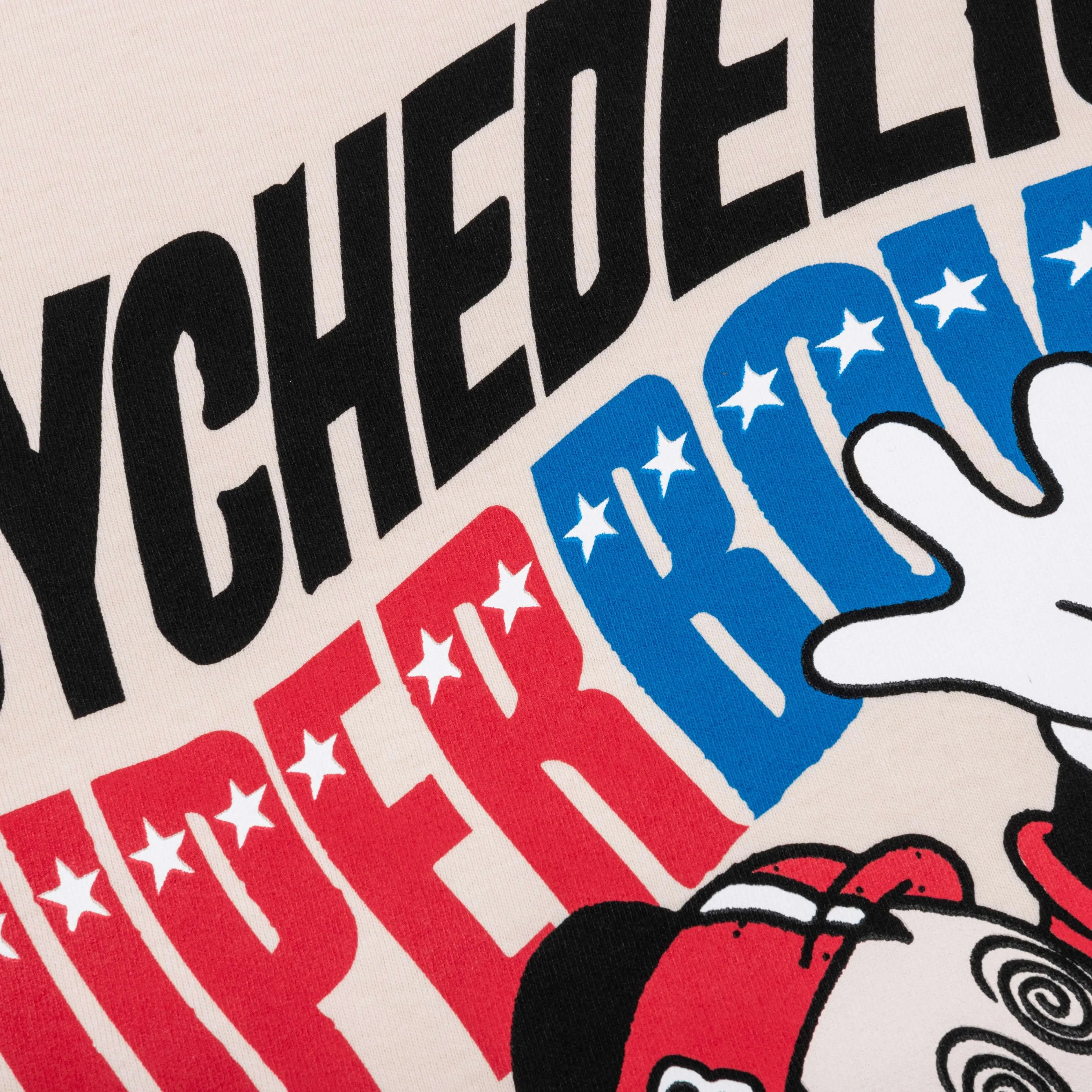 Feature x CRTFD Psychedelic Super Bowl T-Shirt - Natural