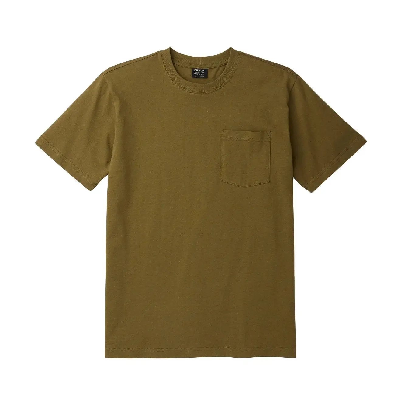 Filson Outfitter Solid One Pocket T-Shirt Olive Drab