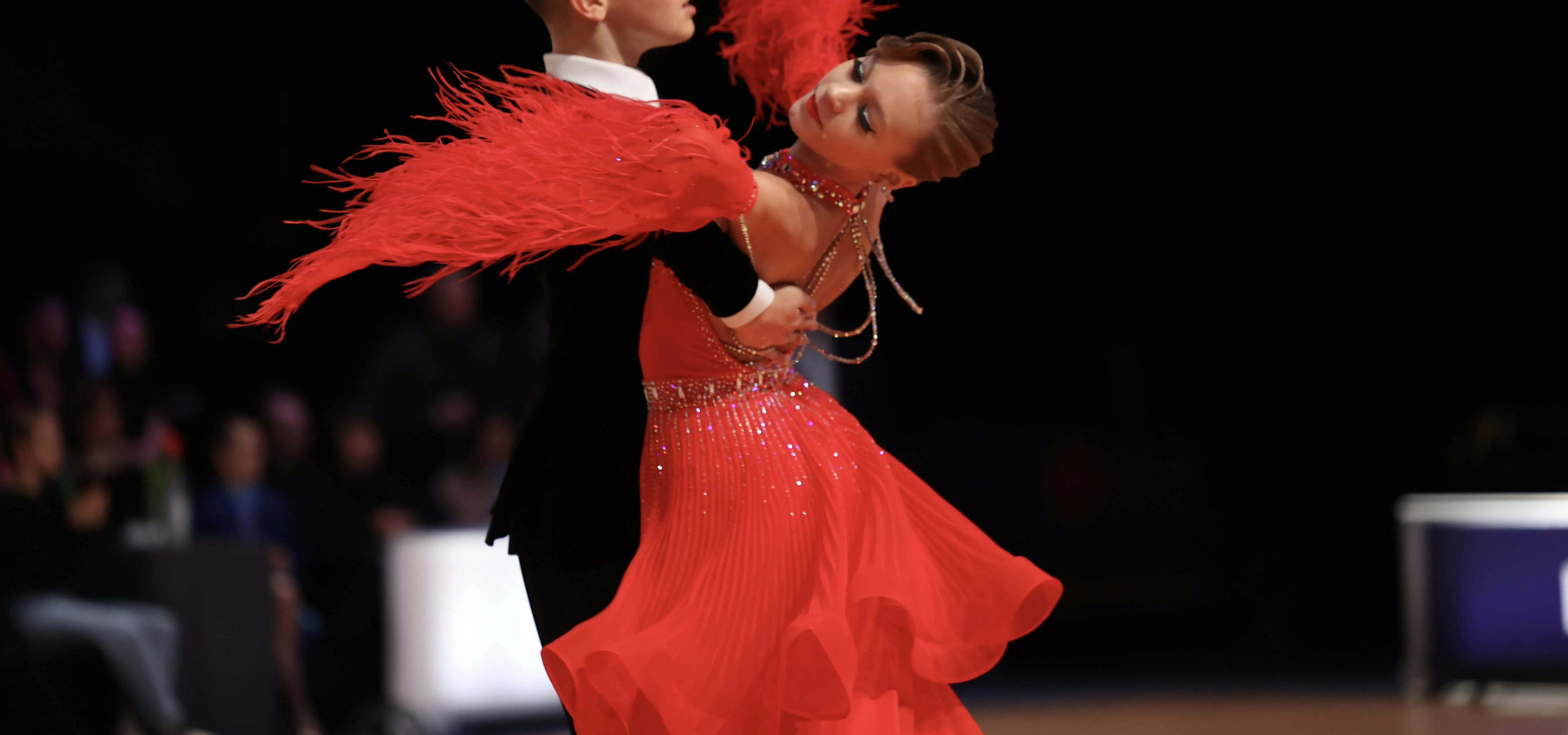 Flame Feathered Dress