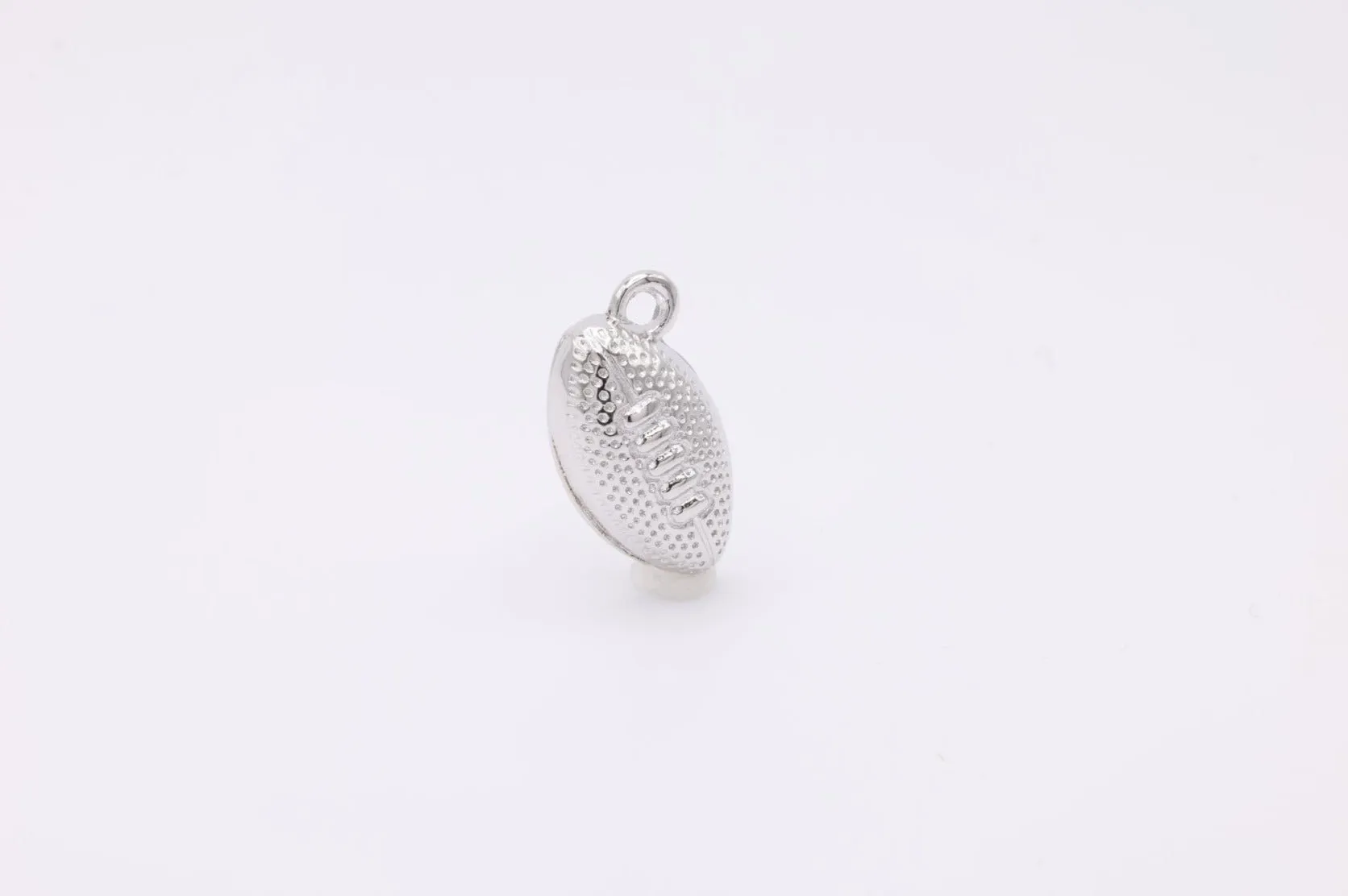 Football Wholesale Charm, 925 Sterling Silver, 600