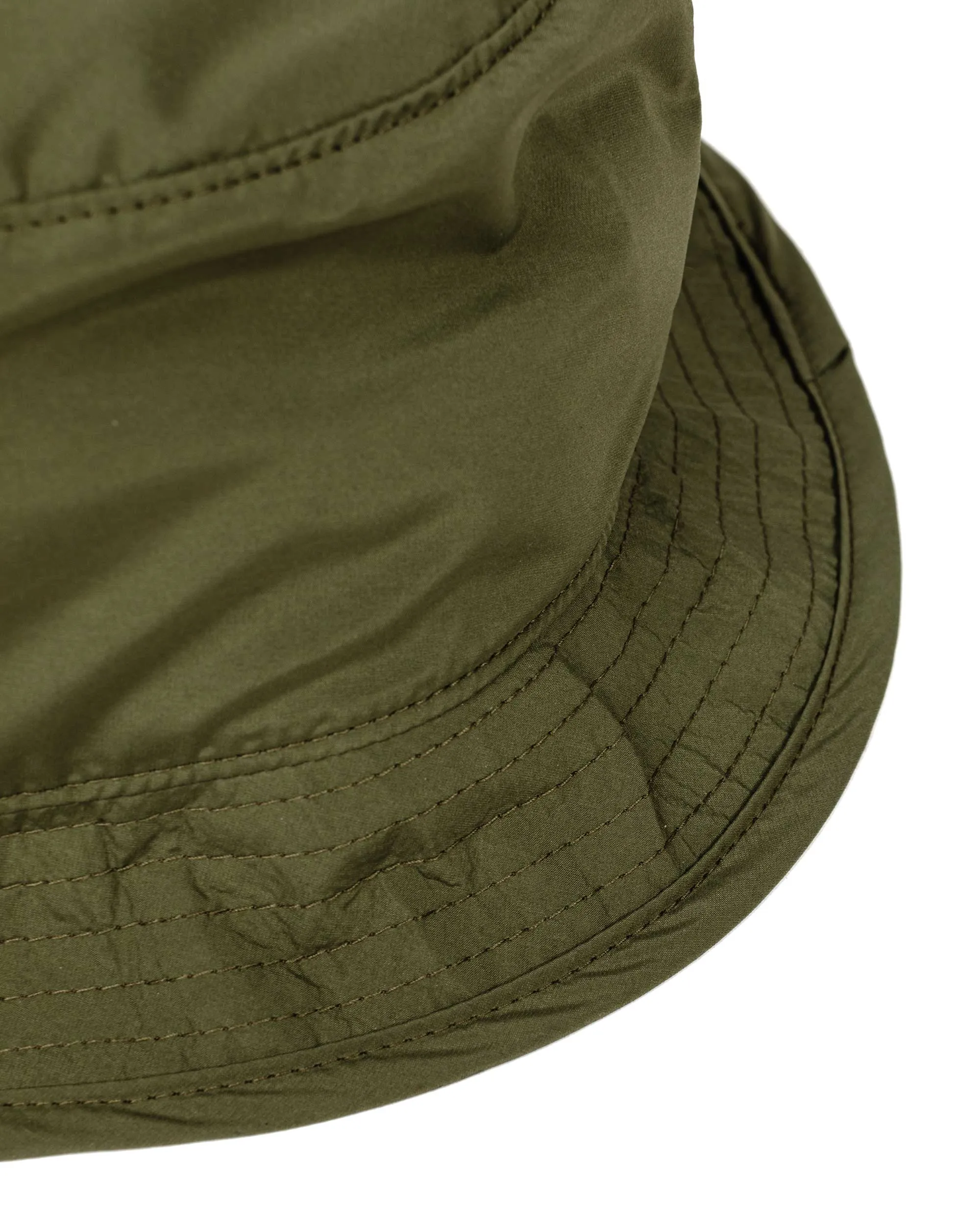 Found Feather Boonie Crusher Hat Poly Dyed Taffeta Olive