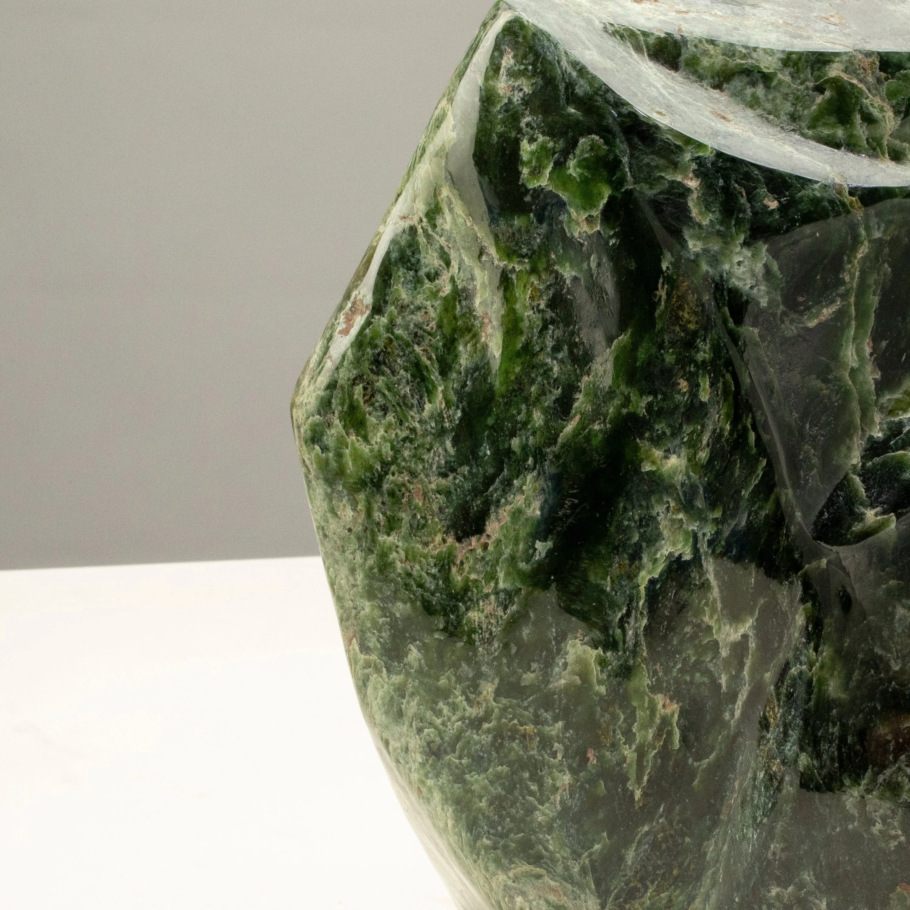 Freeform Nephrite Jade Tower from Afghanistan - 9.5 / 11 lbs