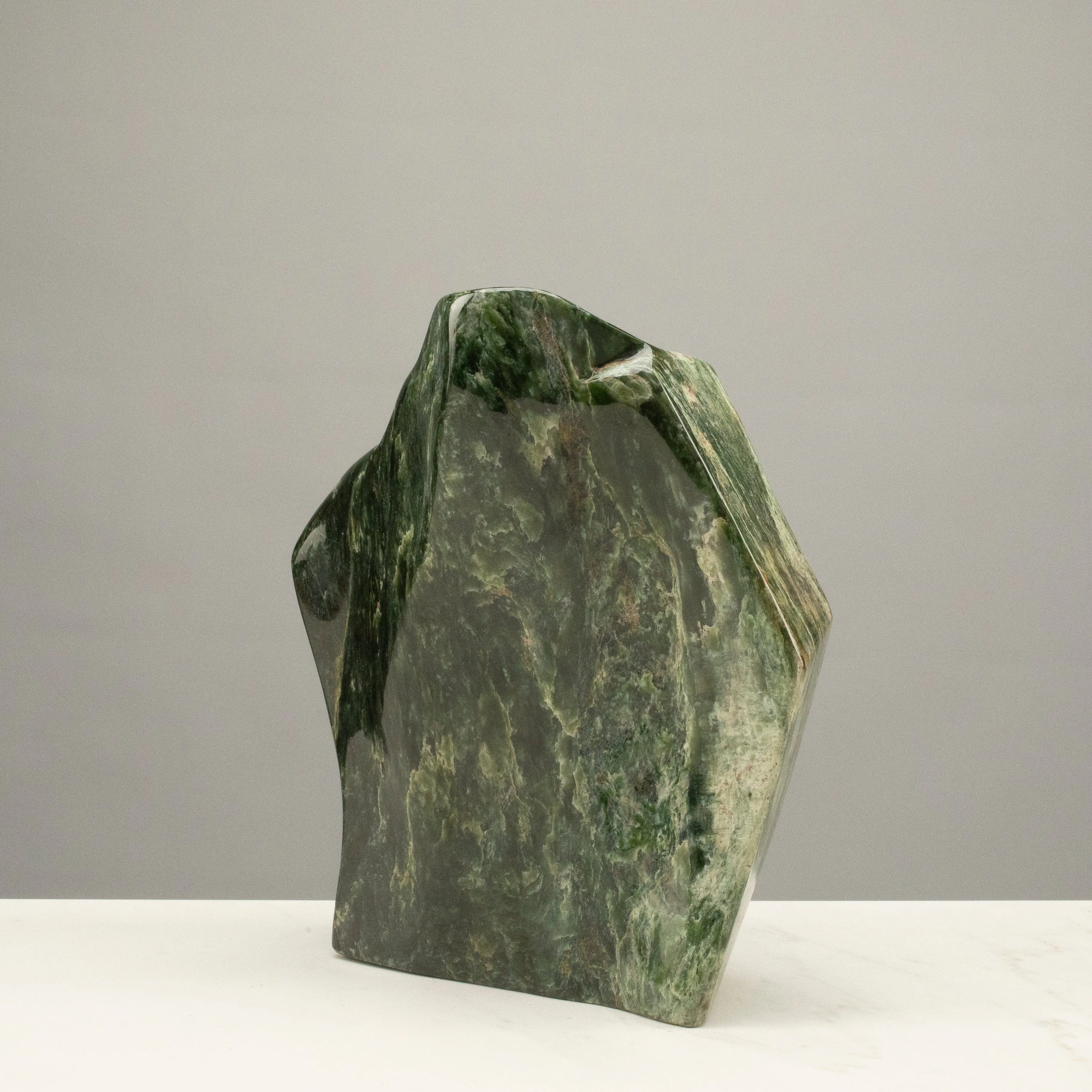 Freeform Nephrite Jade Tower from Afghanistan - 9.5 / 11 lbs