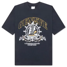 Geneve Catamaran Tee - Vintage Black