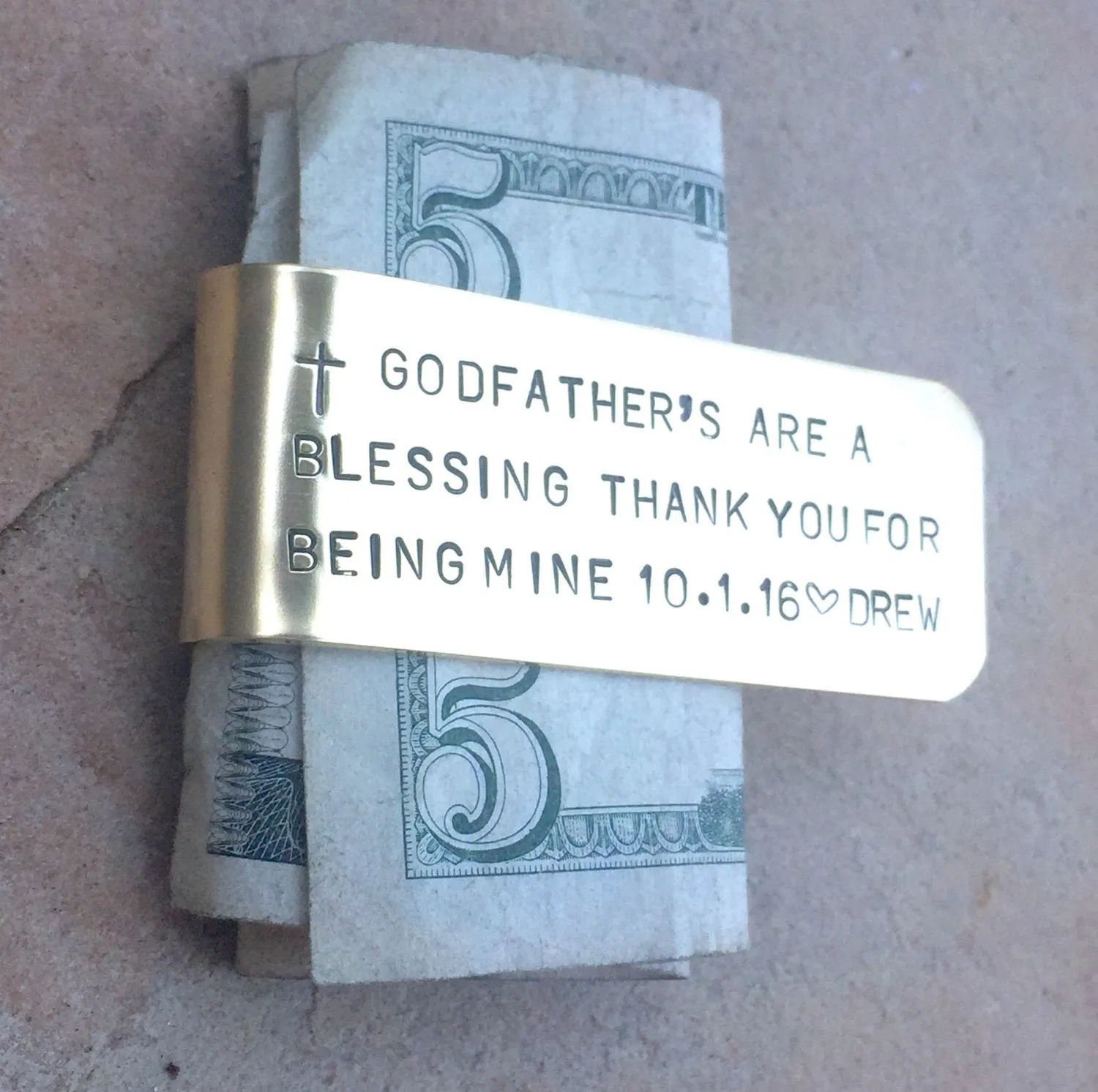 Godfather Money Clip, Personalized