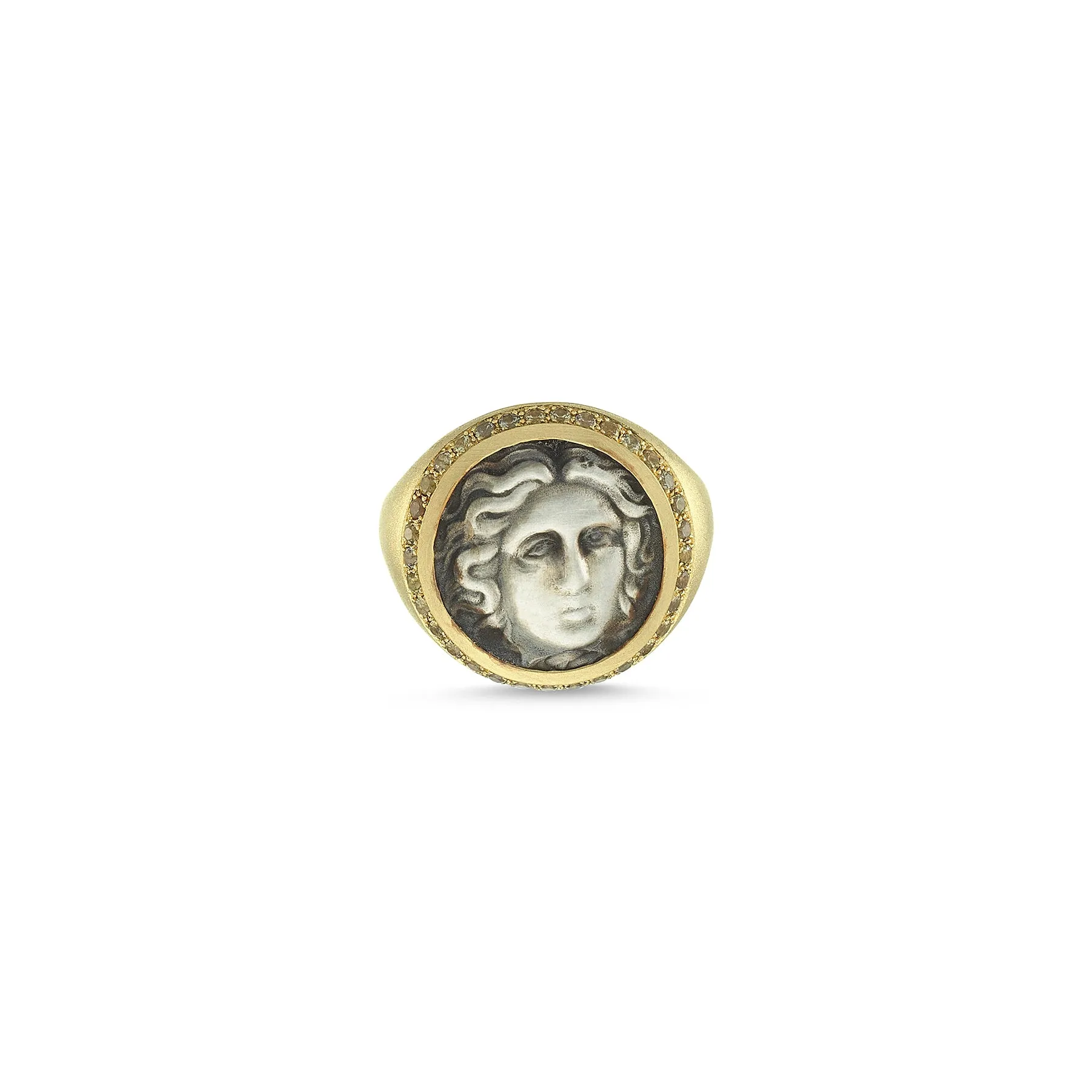 GRAND TOUR MEDUSA INTAGLIO SIGNET RING