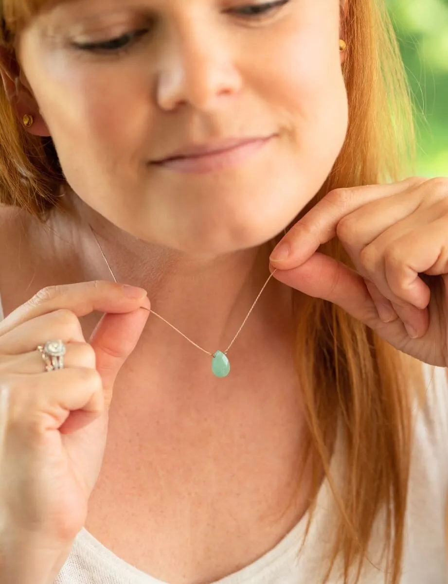 Green Aventurine Soul-Full of Light Necklace for Healing