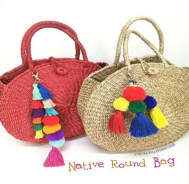 Handle Native Round Bag