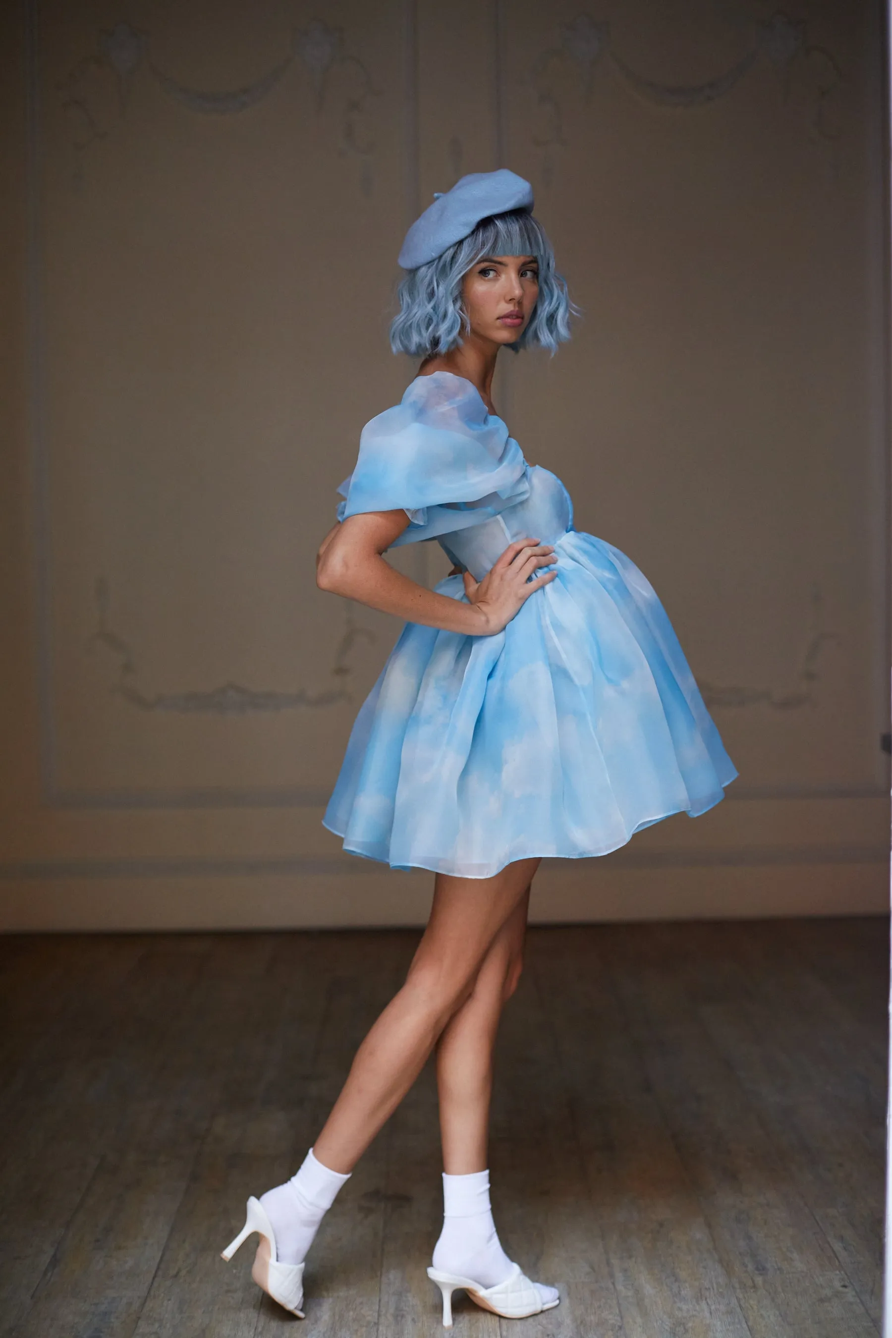 Head in the Clouds Puff Dress