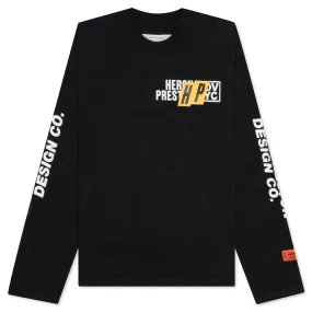 HP Real Estate OS L/S Tee - Black/White