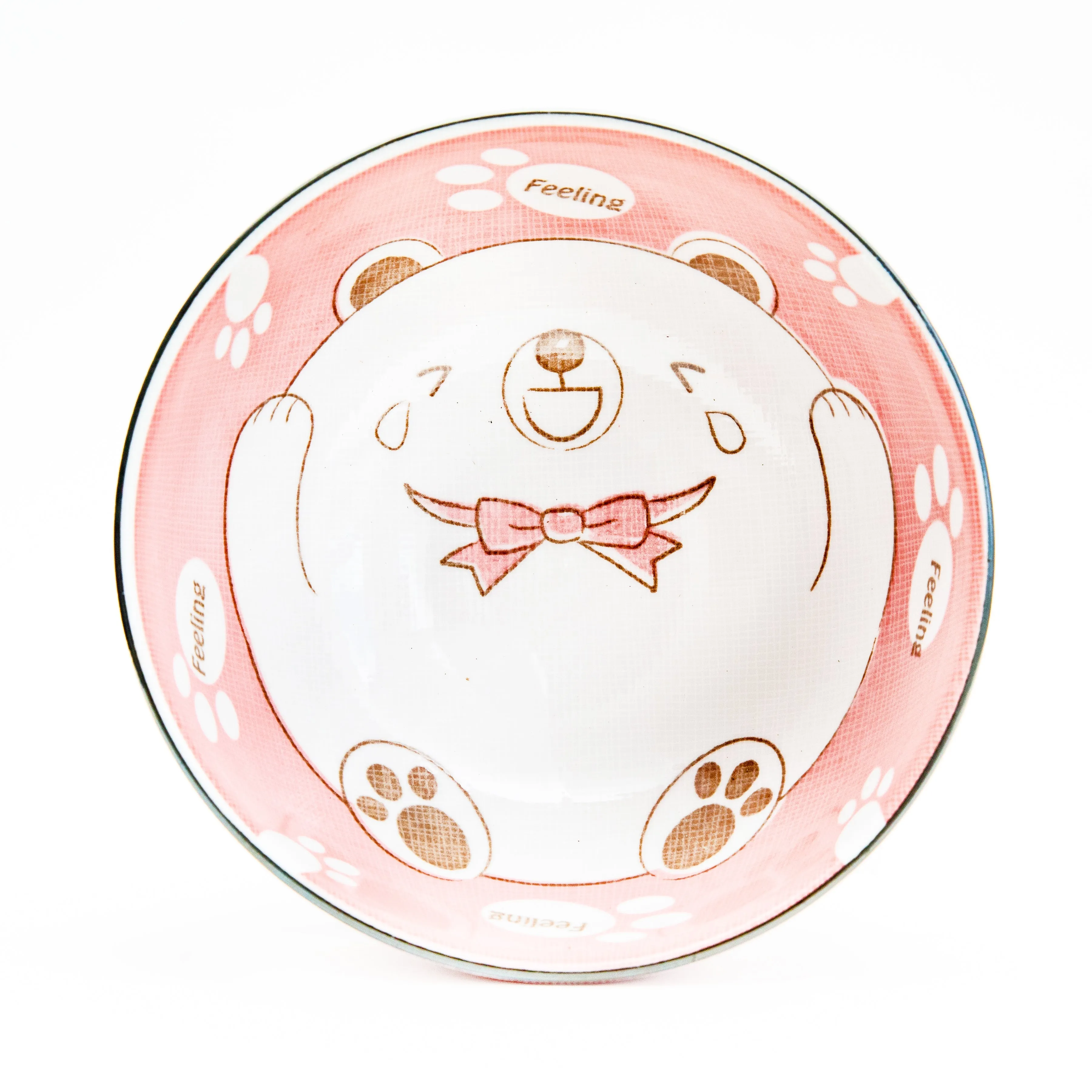 Japanese Cute Bear Porcelain Bowl