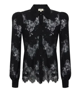 Jenica Lace Blouse in Black