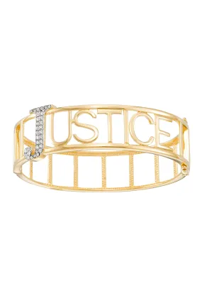 Justice Nameplate Bangle