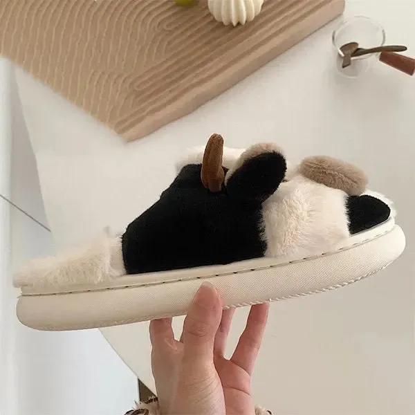 Kawaii Milk Cow  Slippers Kimi