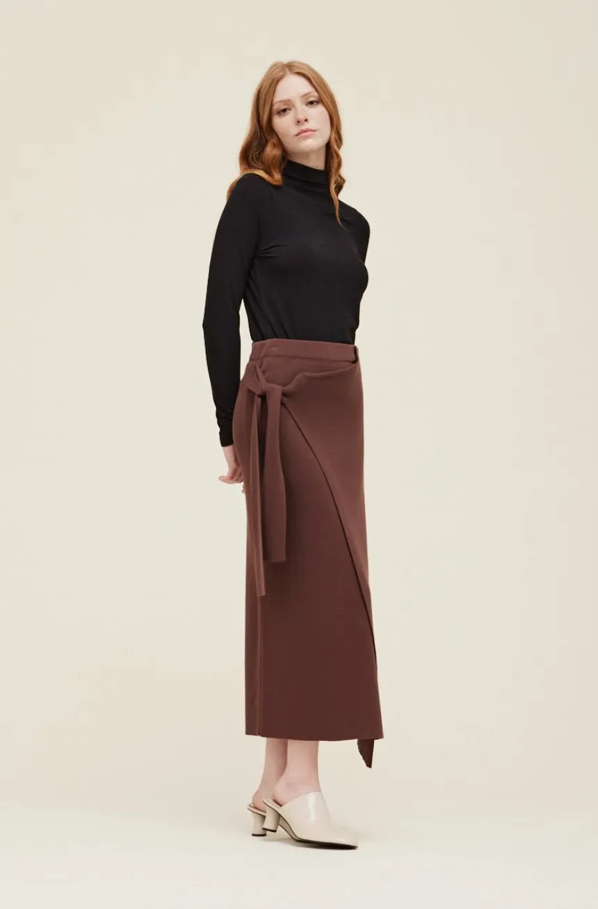 Keira Knit Wrap Skirt - FINAL SALE