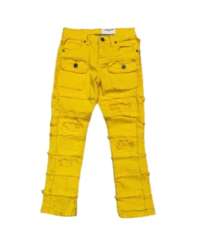 Kid’s Layered Stacked Color Jean