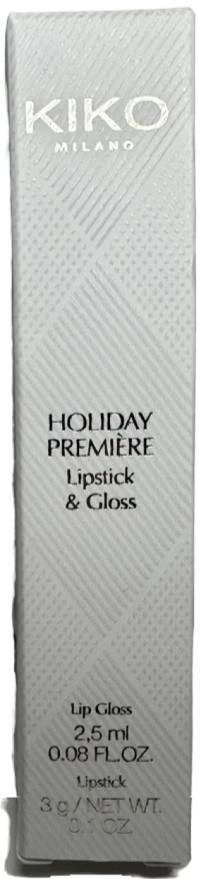 kiko Holiday Première Lipstick & Gloss Pink Intrigue 3g