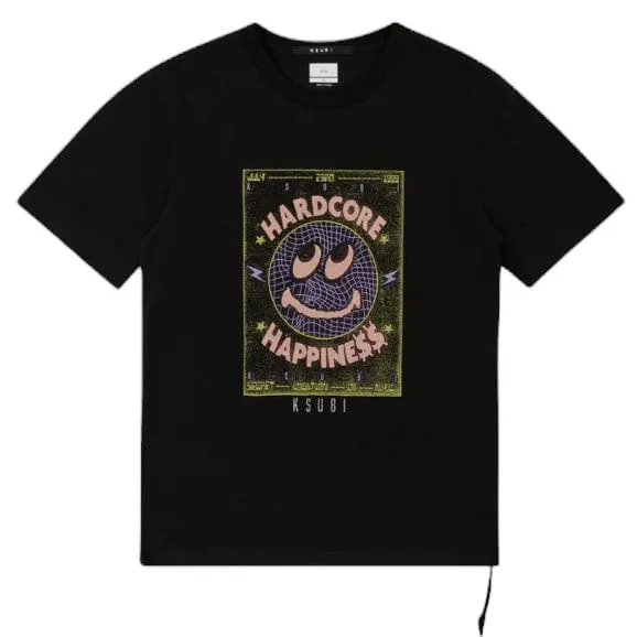 Ksubi Hardcore Kash SS Tee (Jet Black) MPS24TE004