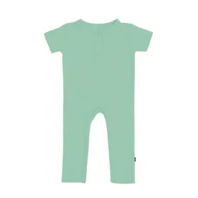 Kyte Baby Short Sleeve Romper in Wasabi