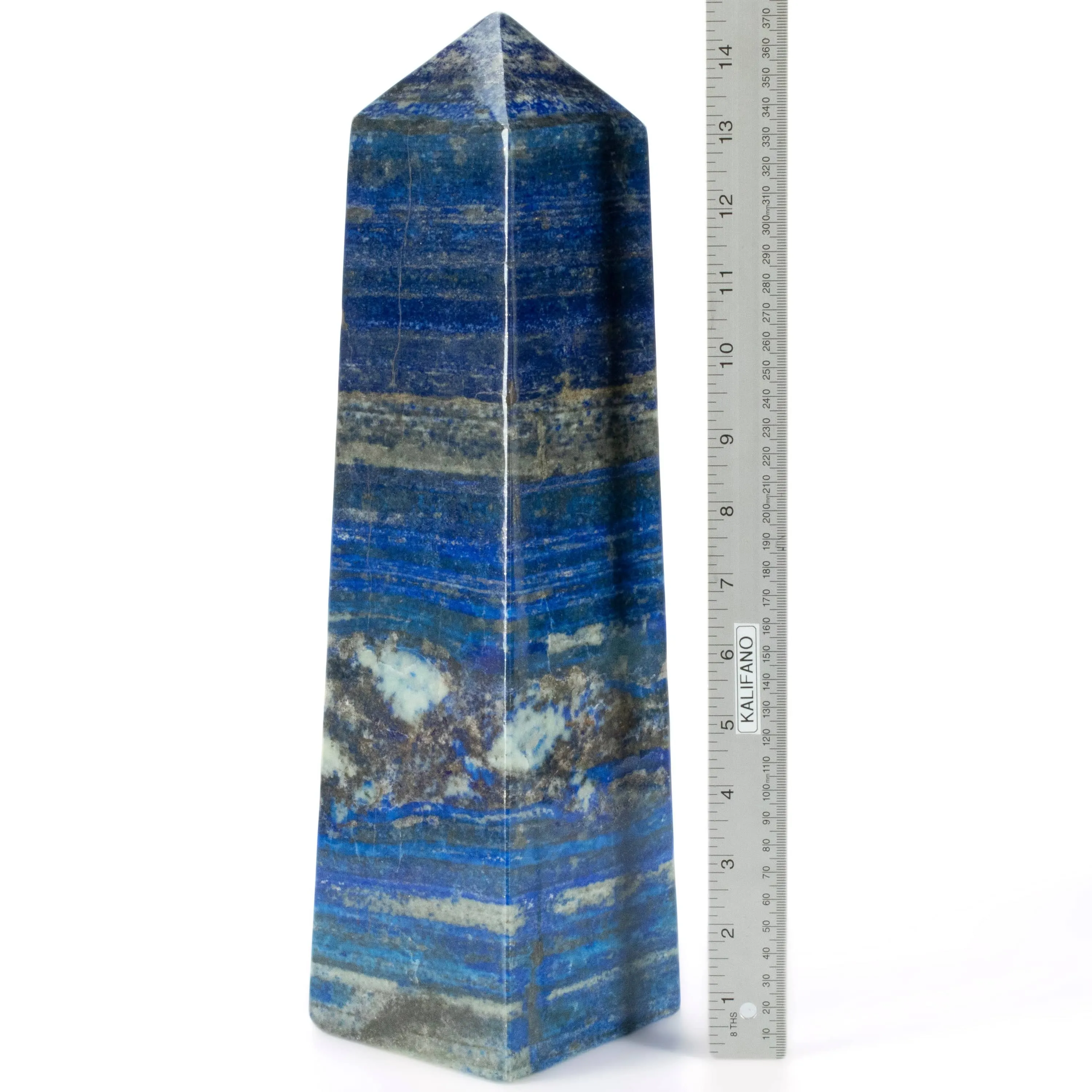 Lapis Lazuli Polished Obelisk from Afghanistan - 15 / 19 lbs