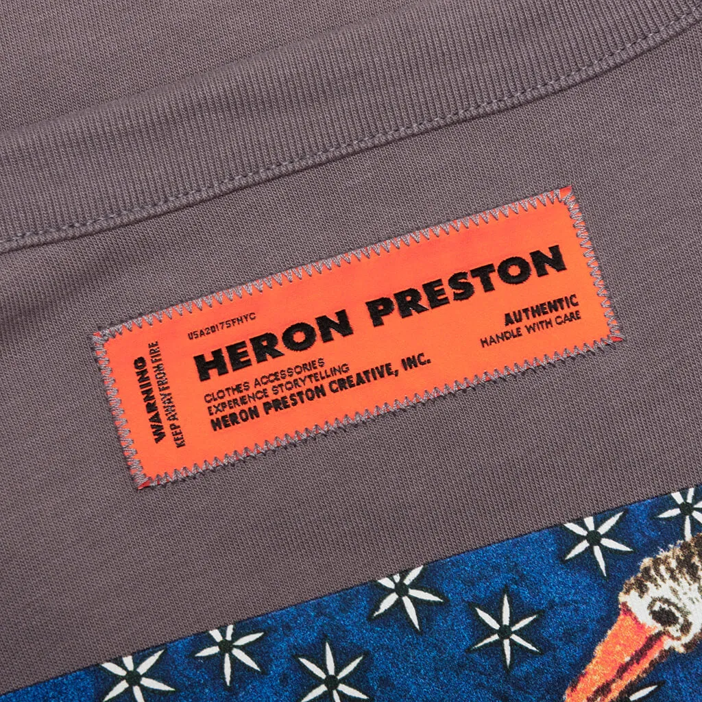 Medieval Heron S/S Tee - Grey/White