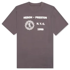 Medieval Heron S/S Tee - Grey/White