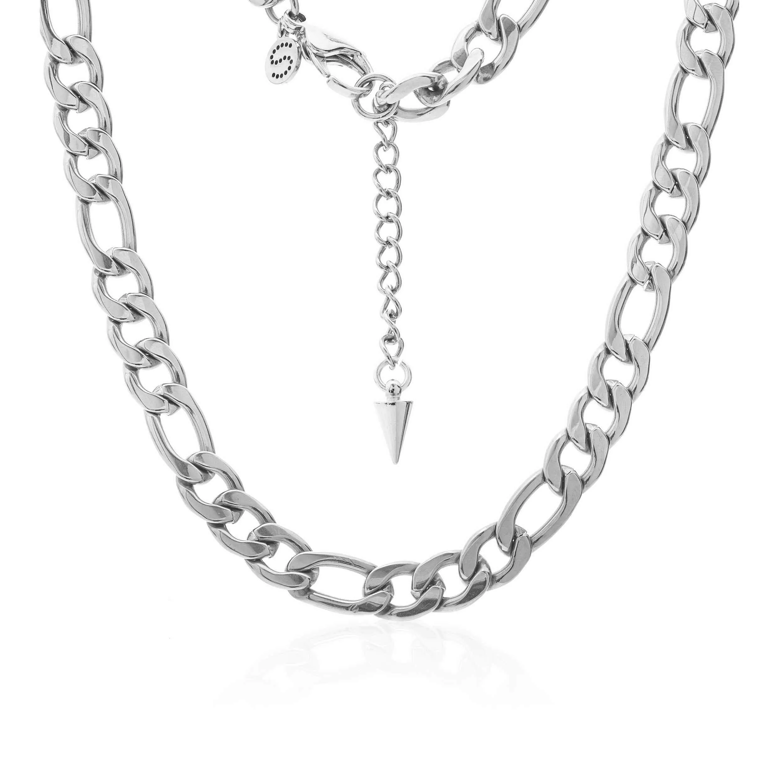 Men's Edit / Figaro / Necklace / Silver