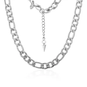 Men's Edit / Figaro / Necklace / Silver