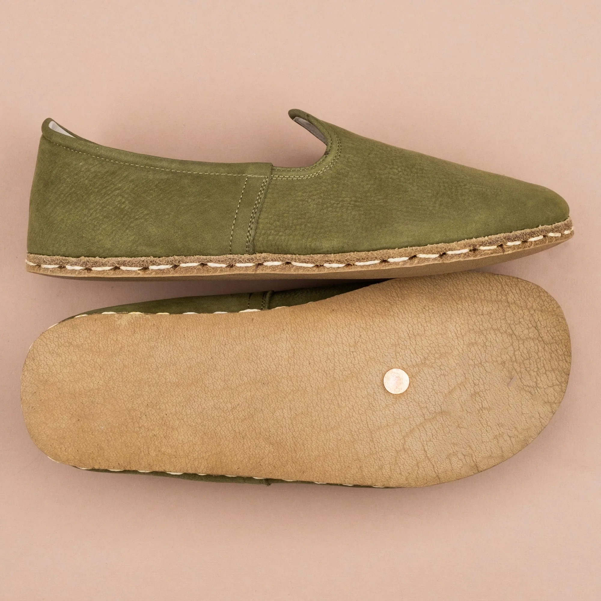 Men's Olive Barefoots