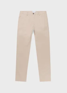 Men's Slim Fit Chino in Light Stone