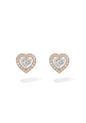 Messika Joy Cœur 18KRG Diamond Heart Earrings | Available Singlet